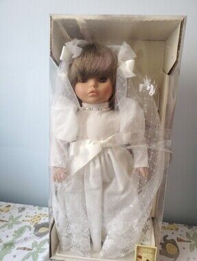 Afro American Porcelina Doll 27inch